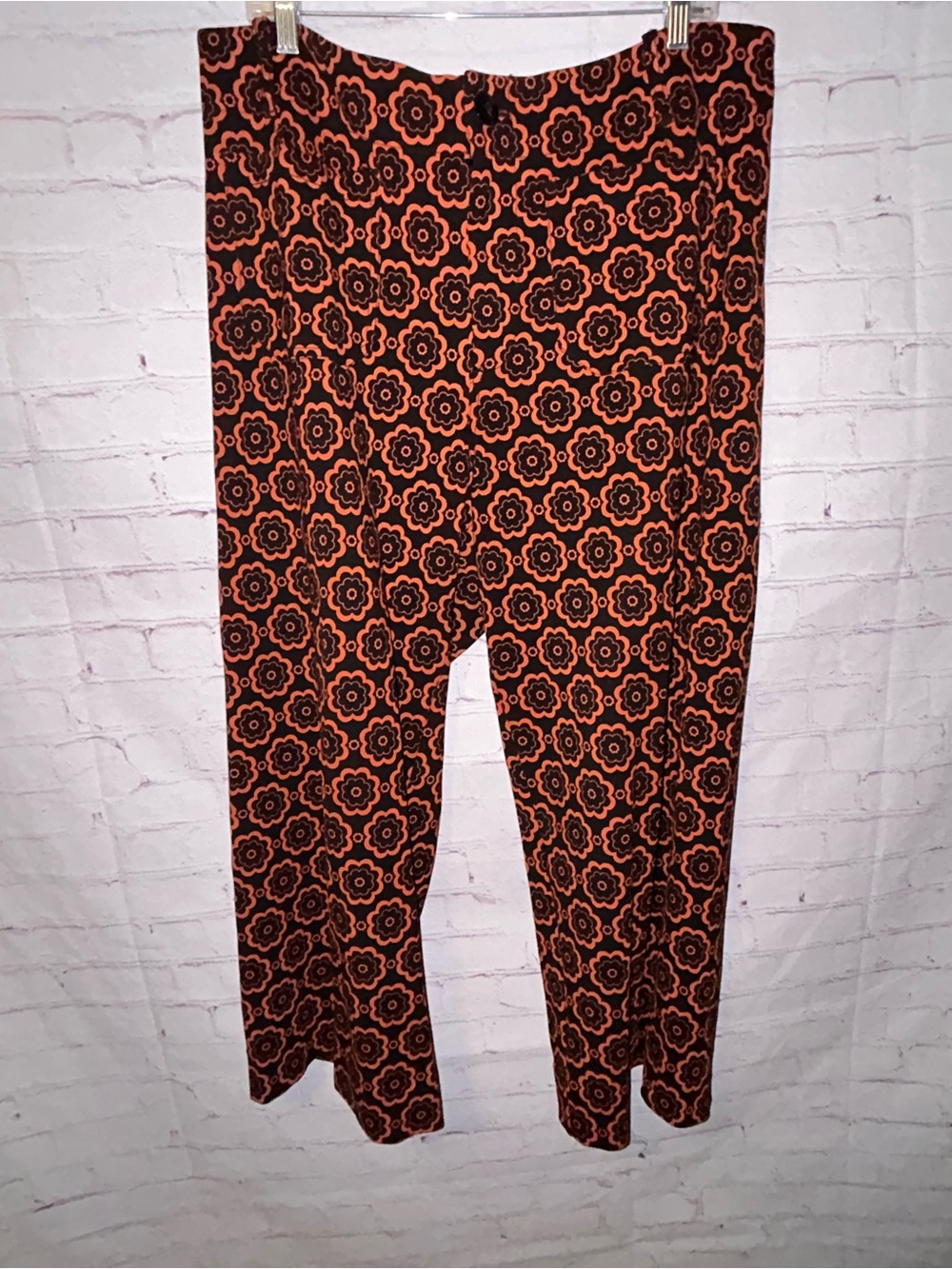 Maeve The Colette daisy print cropped pants size 18W
